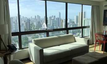 Imagem 4: Alto padrão mobiliado, 1 quarto, andar alto