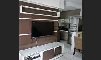 Imagem 3: Espetacular Quarto e Sala Mobiliado, tendo o Condomínio com água, gás e wifi inclusos