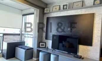 Imagem 3: Apartamento locação 38m², 1 quarto, varanda, 1 vaga, mobiliado. Cidade Monções, Brooklin