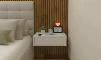 Imagem: Criado criado suspenso com gavetinha