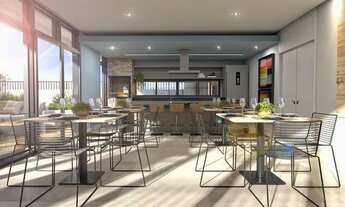 Imagem 10: Cena Living Apartamento com 1 dormitório