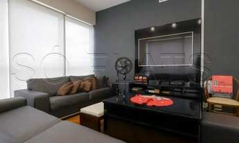 Imagem 7: Flat estilo junção disponível para locação no Nortel contendo 84m², 01 dormitório e 02 vag