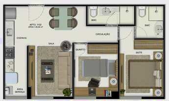 Imagem 4: Apartamento em contrução na navegantes, oportunidade de investimento na melhor localizaçã