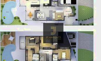 Imagem 5: Casa com 3 dormitórios à venda, 300 m² por R$ 2.590.000,00 - Residencial Burle Marx - Sant