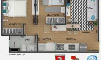 Imagem 5: Apartamento Bairro Vila Progresso na Planta