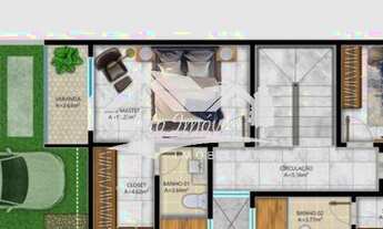 Imagem 6: VENDO VILLAGE 3/4 SENDO 3 SUÍTES EM IPITANGA, R$ 470.000,00