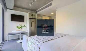 Imagem 5: Studio com 1 dormitório, 28 m² - venda ou aluguel - Jardim das Bandeiras - São Paulo/SP