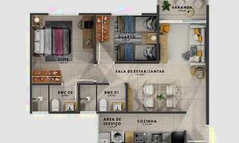 Imagem: Apartamento em frentes aos lotes engenhaq
