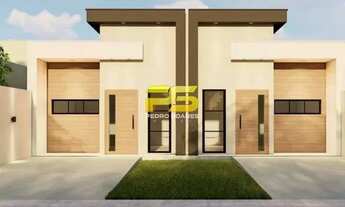 Imagem 4: Duas casas geminadas a venda no bairro de Gramame. obras no estagio final