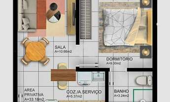 Imagem 6: Apartamento à venda no Residencial Grey