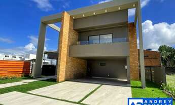 Imagem 2: Casa em alto padrão em cond fechado - 4/4 suíte varanda - Área de lazer - Energia solar