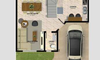 Imagem 4: Sobrado para Venda em Curitiba, Uberaba, 3 dormitórios, 1 suíte, 4 banheiros, 2 vagas