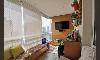 Imagem 6: Apartamento para venda possui 128 metros quadrados com 3 quartos, 1 suíte, varanda com chu