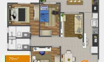 Imagem 5: APARTAMENTO COM 3 DORMS SENDO UMA SUITE PARA LOCAÇÃO !