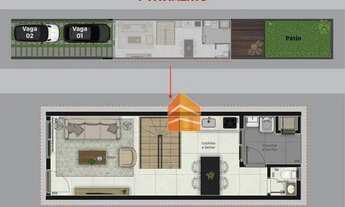 Imagem 4: Sobrado com 2 dormitórios à venda, 86 m² por R$ 389.000 - Bom Princípio - Gravataí/RS