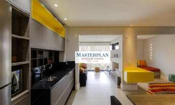 Imagem 2: Belo apartamento com varanda 58 m2 a.u - 1 dormitório - 1 vaga - Av. Brigadeiro Luís Antôn