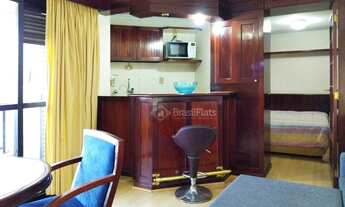 Imagem: Flat com 1 dormitório para alugar, 45 m²