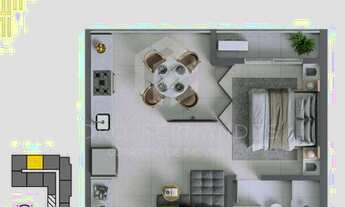 Imagem 2: Studio para Venda em Joinville, Saguaçu, 1 dormitório, 1 banheiro, 1 vaga