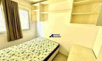 Imagem 6: Apartamento mobiliado 01 dormitório 01 vaga 28 m2 ar condicionado lazer terraço próximo PU