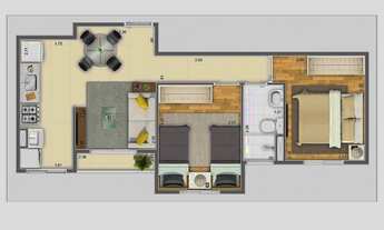 Imagem 4: Apartamento com 2 quartos em Cotia - SP