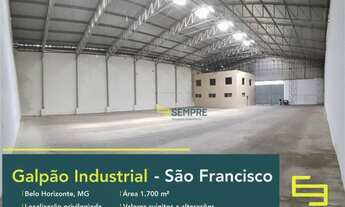 Imagem: Galpão para alugar, 1.700 m² - São Francisco
