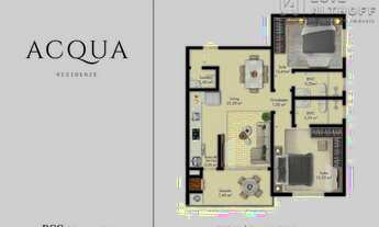 Imagem 2: Apartamento à venda, 2 suítes + lavabo, com vista livre - Pagani, Palhoça/SC