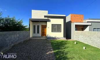 Imagem: Casa com 61,09m² edificada em terreno de