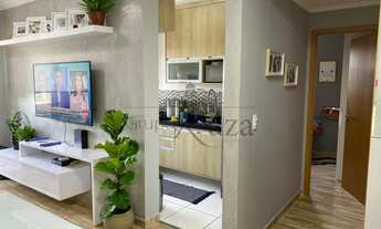 Imagem 2: Apartamento no Parque Industrial de 62m² com 2 Suítes, Sacada e Repleto de Armários Planej