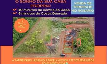 Imagem 1: Terreno 10x30 6 min de carro do shopping Costa Dourada pra vender Hoje