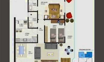 Imagem 7: APARTAMENTO DE 2 QUARTOS SENDO 1 SUÍTE NO BAIRRO COSTA AZUL EM RIO DAS OSTRAS RJ