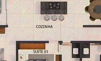 Imagem 4: Casa em Condomínio na Cidade Alpha TERRAS 4, de 144m²/3 Suítes/Moveis Planejados/Piscina c