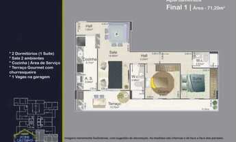 Imagem 4: Apartamento com entrada de R$ 45mil e Parcelas de R$ 1.356 - Em Construção!