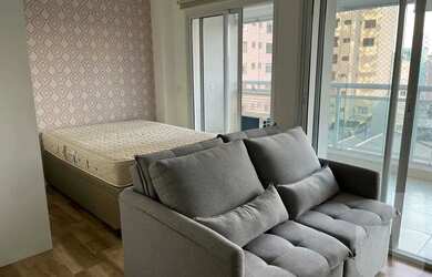 Imagem 7: Studio moderno com mobília, varanda e 1 vaga, próximo ao Metrô em prédio com lazer - Barra