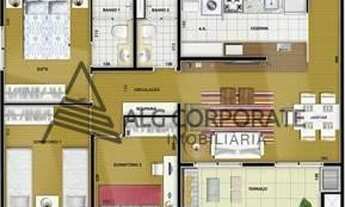 Imagem 3: Apartamento com 3 quartos, Jardim Interlagos - Hortolândia