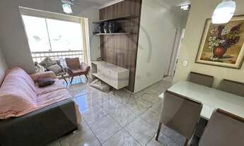 Imagem: Apê de 51m2 com 2 quartos, sala estendida