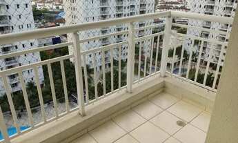 Imagem 3: Aluga-se apartamento 3 dormitórios, no condomínio Acquaplay, Andar alto no Marape/Santos