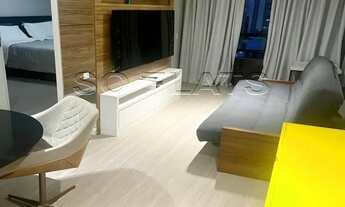 Imagem 1: Flat no West Side com 1 dormitório e 1 vaga de garagem disponível para locação em Pinheiro