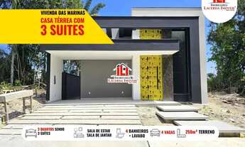 Imagem 3: Casa Térrea no Vivenda das Marinas com 3 Suítes Espaço lazer com Piscina com Cascata