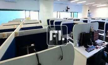 Imagem 6: Conjunto para alugar mobiliado 300 posições de trabalho, 1237m² por R$ 74.200/mês - Brookl