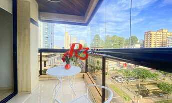 Imagem 1: Apartamento para venda com 190 metros quadrados com 3 quartos em Embaré - Santos - SP