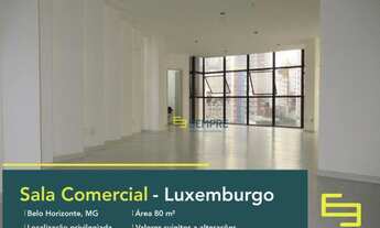 Imagem: Sala para alugar, 80 m² e 01 vaga - Luxemburgo