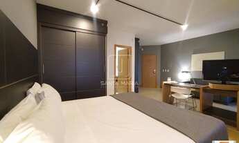 Imagem 3: Apartamento (flat) 1 dormitórios/suite, portaria 24hs, lazer, espaço gourmet, salão de fes