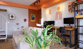 Imagem 7: Apartamento à venda em Vila Madalena, com 72 m², 1 quarto, 1 suíte, 1 vaga, varanda, próxi