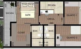 Imagem 3: Sobrado 3 quartos à venda no Bairro JARDIM PORTO ALEGRE em TOLEDO por R$ 450.000,00