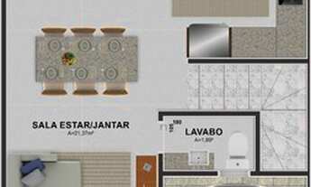 Imagem 6: SOBRADO RESIDENCIAL em CURITIBA - PR, UBERABA