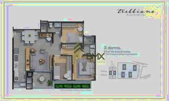 Imagem 16: Apartamento à venda, 87 m² por R$ 965.502,13 - Campo Comprido - Curitiba/PR