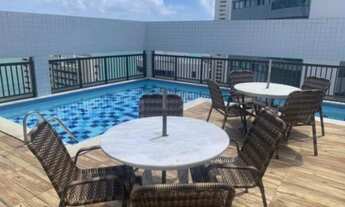 Imagem 2: Vendo Flat Todo Mobiliado em Boa Viagem, Vista para o Mar, 200m da Praia