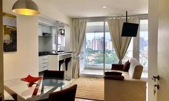 Imagem: Flat com 1 dormitório para alugar, 45 m²