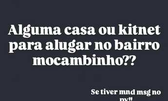 Imagem: No bairro mocambinho alguma casa ou kitnet