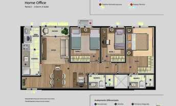 Imagem 5: Apartamento à Venda na Gleba Palhano Londrina/PR Edifício NYC Palhano